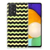 Samsung Galaxy A52 (5G/4G) | TPU bumper | Waves Yellow