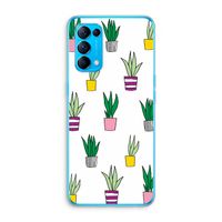Sanseveria: Oppo Find X3 Lite Transparant Hoesje Sanseveria: Oppo Find X3 Lite Transparant Hoesje