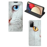 Samsung Galaxy M02s | A02s | Hoesje maken | Witte Kat