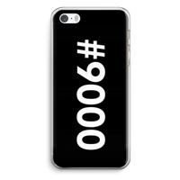 #9000: iPhone 5 / 5S / SE Transparant Hoesje