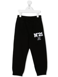 Nº21 Kids pantalon de jogging à logo imprimé - Noir