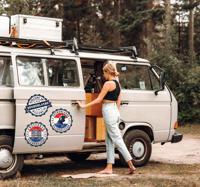 Oud Hollandse camper stickers