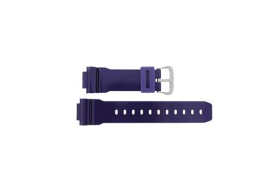 Horlogeband Casio DW-6900CC-6 / 10645216 Rubber Paars 16mm