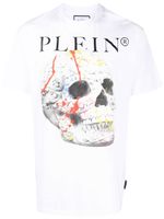 Philipp Plein t-shirt en coton à imprimé Skull - Blanc - thumbnail