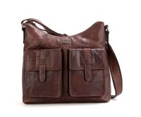 Spikes & Sparrow Crossbody Schoudertas Donker Bruin Spikes & Sparrow Crossbody Schoudertas Donker Bruin