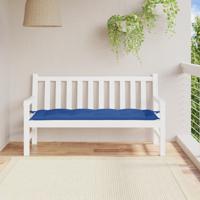 VidaXL Tuinbankkussen 150x50x7 cm oxford stof blauw