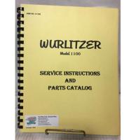 Wurlitzer 1100 Jukebox Service Instructions And Parts Catalog