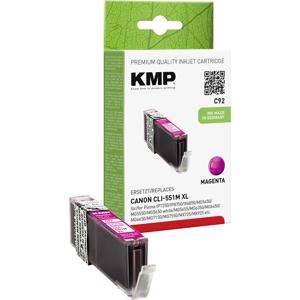 KMP Inktcartridge vervangt Canon CLI-551M XL Compatibel Magenta C92 1519,0006