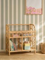 Opbergmeubel van rotan SOLEIL hout