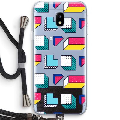 8-bit N°7: Samsung Galaxy J3 (2017) Transparant Hoesje met koord