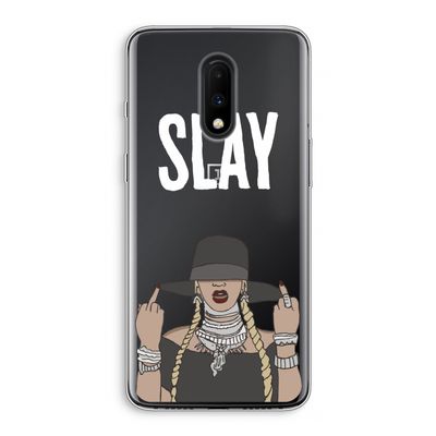 Slay All Day: OnePlus 7 Transparant Hoesje