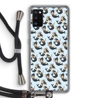 Zeemeermin: Samsung Galaxy A41 Transparant Hoesje met koord Zeemeermin: Samsung Galaxy A41 Transparant Hoesje met koord