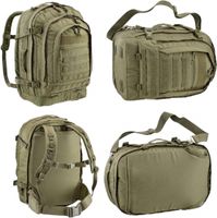 Defcon 5 rugzak modulair Outac 35 liter polyester legergroen - thumbnail