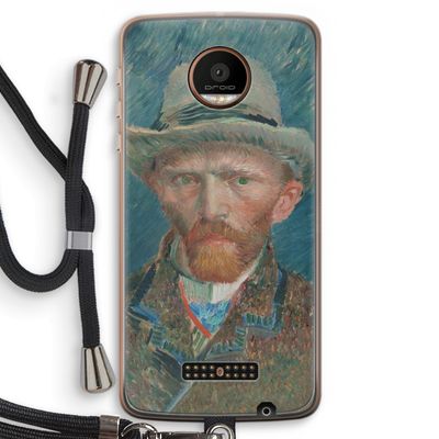 Van Gogh: Motorola Moto Z Force Transparant Hoesje met koord