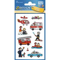 Avery av-54137 z-design kids stickers hulpdiensten 3 vel