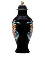 Seletti vase Hand With Snakes en porcelaine - Noir - thumbnail