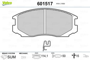 Valeo Remblokset 601517