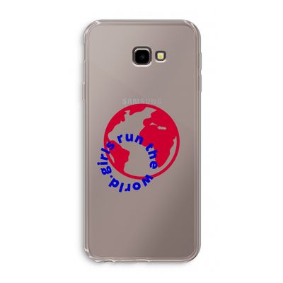 Run The World: Samsung Galaxy J4 Plus Transparant Hoesje