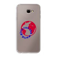 Run The World: Samsung Galaxy J4 Plus Transparant Hoesje
