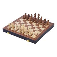 Essenhouten Schaakspel Opklapbaar - 30x30x5,5cm