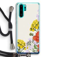 Wilde bloemen: Huawei P30 Pro Transparant Hoesje met koord Wilde bloemen: Huawei P30 Pro Transparant Hoesje met koord
