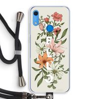 Hello bloemen: Huawei Y6s Transparant Hoesje met koord