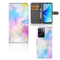 Hoesje PPO A57 | A57s | A77 4G Watercolor Light | Portemonnee hoesje