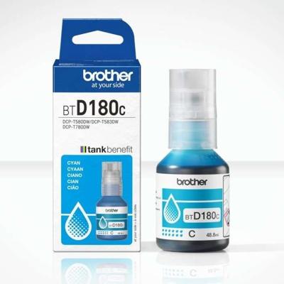 Inktfles - Brother - BTD180C - Cyaan - 5000 pagina's - Unit - Standaard