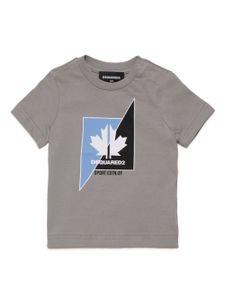 DSQUARED2 KIDS t-shirt Sport Edtn.09 en coton à logo - Gris