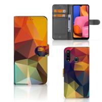 Samsung Galaxy A20s | Book Case | Polygon Color