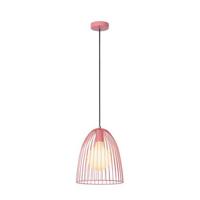 Lucide MACARONS Hanglamp 1xE27 - Roze - thumbnail