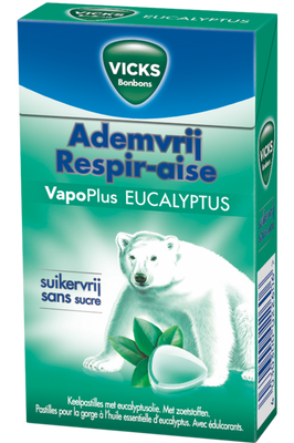 Vicks Ademvrij Eucalyptus Suikervrij