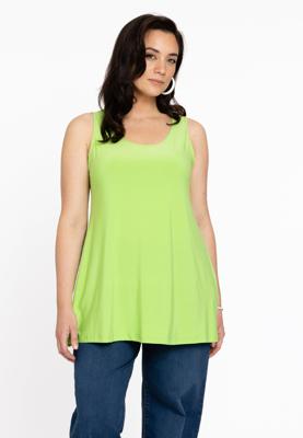 Yoek Top flare | Groen | Maat 46/48