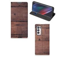 OPPO Find X3 Neo Book | Wallet Case | Old Wood
