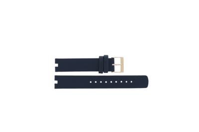 Horlogeband Skagen SKW2981 Leder Blauw 16mm