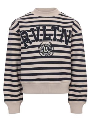 LOOXS 10sixteen winter sweater meisjes - blauw - gestreept