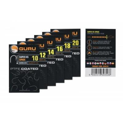 Guru Guru Super XS Hook Size 14 (Barbless/ Spade End)