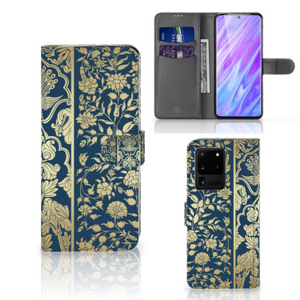 Samsung Galaxy S20 Ultra Hoesje Beige Flowers