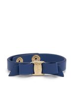 Ferragamo bracelet à logo gravé - Bleu