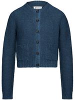 Maison Margiela cardigan à encolure ronde - Bleu - thumbnail