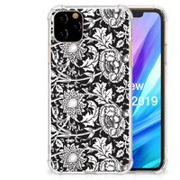 Apple iPhone 11 Pro Max Case Black Flowers - thumbnail