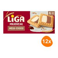 Liga - Milkbreak Duo Melk Choco - 12x 245g
