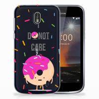Nokia 1 | Siliconen Case | Donut Roze