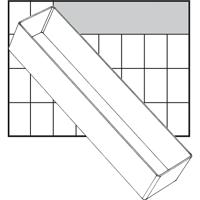 Raaco Inzet box, afm a8-3, h: 47 mm, afm 235x55 mm, 1 stuk