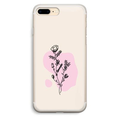 Roses are red: iPhone 7 Plus Transparant Hoesje