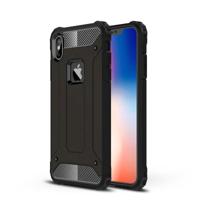 TPU + PC Armor combinatie Back Cover Case voor iPhone XS Max(Black) TPU + PC Armor combinatie Back Cover Case voor iPhone XS Max(Black)