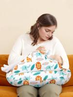 1pc Extra Large Nursing Pillow For Baby, Multifunctional Feeding Pillow For Pregnant Women, Anti-Spit, Soft Baby Pillow, Mommy Breastfeeding Products Green / one-size