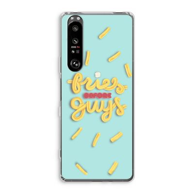 Always fries: Sony Xperia 1 III Transparant Hoesje