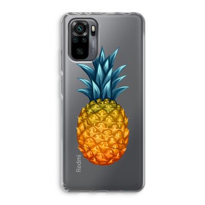 Grote ananas: Xiaomi Redmi Note 10 Pro Transparant Hoesje
