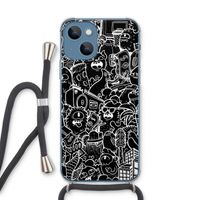 Vexx Black City : iPhone 13 Transparant Hoesje met koord